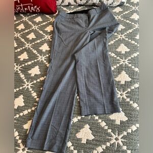 Lane Bryant Black and Gray Checkered Pants